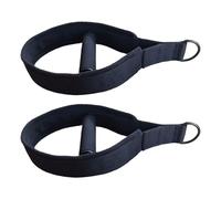 Cinghiali del doppio cerchio per Pilates-2 PC Esercizi, cinghie di fitness regolabili a D-ring | Accessorio yoga resistente con design non slip, strumento per la palestra di casa pilates che