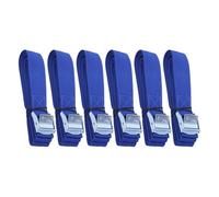 Cinghie a Cricchetto, Cinghie di ancoraggio da 2,5 m con fibbia, cinghie a sgancio rapido in nylon for il fissaggio del carico, portapacchi for auto, portabagagli, porta in movimento(6PC)