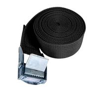 Cinghie A Cricchetto Cinghie for auto con chiusura a strappo, cinghie a cricchetto, fissaggio for portabagagli, 25 mm x 5 m(Noir)