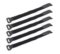 Cinghie a cricchetto per carichi pesanti, Cinghie for manubrio da bicicletta da 5 pezzi nere 20x200-300mm(20X300mm black)