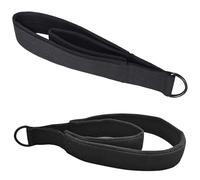 Cinghie a doppio anello - 2 Pz/set Pilates Cinghie Doppia Anello, Durevole E Perfettamente Inserito Doppio Per Riformatore Pilates, Yoga Doppia Cinghie con Passante, Nero
