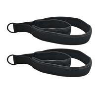 Cinghie A Doppio Ciclo Di Pilates - Cinghie Di Esercizi Di Fitness | 2 PC BANDE NERA DURE DURE PER RIFORMER E YOGA | Manici A Doppio Ciclo Perfettamente Cuciti Per L'allenamento, Lo Stretching E L'all