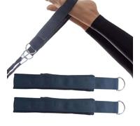 Cinghie a doppio : manico per cinghie ad anello fitness D, cinghie a doppio anello Pilates per riformatore | Cinghia di vitello con fibbia yoga, cinghie ad anello per il riformatore Pilate