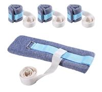 Cinghie anti-strangolamento in spugna 4PCS per arti letto ospedaliero cinghie da polso per mano e caviglia paziente Cintura di ritenuta anti-estubazione tubo Scratch Manic Prodotti per la cura