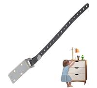 Cinghie anti-tackle, kit anti-toccata per mobili | Striscia protettiva per un robusto armadietto per la sicurezza dei bambini, fissatore antidumping da letto, cinturino per la sicurezza, FI