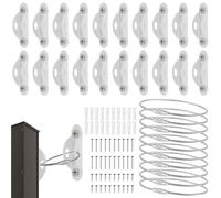 Cinghie Antiribaltamento Per Mobili 10 Pcs Furniture Anchors For Proofing Anti-Tip Anchor Securing Tension Safety Straps Metal Wall