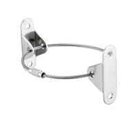 Cinghie Antiribaltamento Per Mobili Ancoraggi for mobili antiribaltamento for la casa Cinghie di ancoraggio a parete for in acciaio inossidabile for evitare caduta degli animali domestici(WHITE)