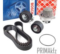 Cinghie Bosch + Ruoli + Febi Wapu per Citroen Berlingo C2 C3 Peugeot 1.6