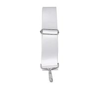 Cinghie centrali per Rete da Tennis Cinghie per Rete da Tennis in Altezza Regolabile Fibbia in Acciaio Inossidabile Accessori da Tennis in Nylon Resistente Bianco per Campo