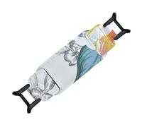 Cinghie da polso antiscivolo in PU e corda elastica per dispositivi da 6-8 pollici, supporto ergonomico per una presa ottimale durante la lettura