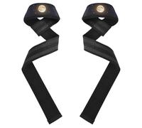 Cinghie da polso per allenamento, con motivo luna e cielo notturno, in neoprene, imbottite, di colore nero, lunghezza 68,3 cm, larghezza 3,8 cm