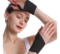 Cinghie da polso per sollevamento pesi 1 tutore for polso regolabile, supporto for for notte e giorno, for uomini donne(Black-1pcs)