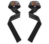 Cinghie da polso per sollevamento pesi per cani bassotto Van Gogh's Starry Night1, 66 cm, per allenamento di potenza, per sollevamento pesi, bodybuilding, powerlifting, allenamento della forza