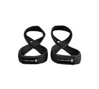Cinghie da sollevamento Gymreapers a forma di 8 per stacco da terra, powerlifting, strongman e cross training. Cinghie da polso resistenti per so