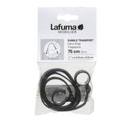 Lafuma Mobilier Cinghia di trasporto per prodotti pieghevoli con diametro del tubo da 16 a 22 mm, Nero, LFM5166_0247