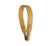Cinghie della borsa Cinghie di ricambio per borse Cinturino in pelle Manici per borsa in pelle Cinghia per borsa Chiodo d'argento Giallo Ambra