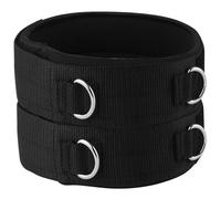 Cinghie della Coscia Fitness, Polsini da Palestra da 2 Pezzi con Anello a D, Cinturino per Le Gambe Regolabili per Macchine per la Palestra Speed Esercizio Fisico di Calcio Taekwondo