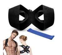 Cinghie Di Allenamento Per La Correzione Posturale, Cinghie Spalla Rinforzate, Correttore Posturale Per La Schiena, Ideale Per L'Allenamento Con I Pesi E Per Raddrizzare Il Torace(1pc)