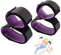 Cinghie di allenamento regolabili, nei colori nero e viola, adatte a principianti e coppie