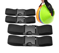 Cinghie Di Calcio Cono - Portatore Di Calcio Riutilizzabile 4 Pezzi Da 4 Pezzi Imbracatura Durevole Per Una Facile Conservazione E Trasporto Del Cono | Per Esercizi Di Allenamien