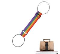 Cinghie di collegamento for bagagli regolabili multiuso da 4 pezzi, cintura fissaggio elastica flessibile e regolabile for cinghia for, aggiungi una borsa(Multi-colored)