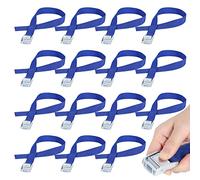 Cinghie di Fissaggio a Cricchetto 0.5M, 15 Pezzi Cinghia di Serraggio Corte, Cinghie di Tensionamento con Cricchetto Regolabili, Cinghie di Ancoraggio del Bagaglio per Moto, Auto, Portabiciclette