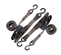 Cinghie di fissaggio Ultimate, Cinghie a cricchetto for il controllo del carico con gancio a doppia S, multicolore, 3,3-32,8 piedi, confezione da 1, 2 o(2pcs A,6m/19.7Ft)