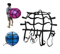 Cinghie di palla di yoga Cinghia ausiliaria della palla della palestra cinghia regolabile portatile per lo sport rafforzamento stretching allenamento fitness pilates