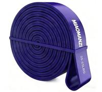 Cinghie di resistenza con 5 gradini, Cinghie di resistenza con porta-braccio, 2 * maniglie, manuale per l'esercizio e borsa da trasporto, nastro ginnastica cinghia da serratura Fitnessband (viola)