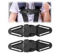 Cinghie di sicurezza anti fuga per seggiolino auto, 2 pezzi, clip per pettorina, clip di sicurezza per seggiolino auto, impedisce ai bambini di togliere le braccia dalle cinghie, facile da installare