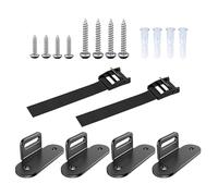 Cinghie di sicurezza anti-ribaltamento per mobili, fascette regolabili per fissare i mobili alla parete, staffe robuste a rilascio rapido, 2 pezzi, serrature per cassetti, per cameretta, bagno, asilo