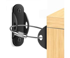 Cinghie Di Sicurezza Dei Mobili - Kit Anti -Tip Per Il Duty | Staffe Di Ancoraggio A Parete In Metallo Per La Sicurezza Degli Animali Domestici, Impedire Mobili In Caduta In Casa Setup Camera Da