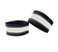 Cinghie di sicurezza riflettenti per polsi, braccia e gambe, alta visibilità al buio, ideali per jogging, passeggiate, sport all'aria aperta, cinghie riflettenti regolabili, accessori luminosi, 2