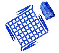 Cinghie di sollevamento quadrate blu da 1/1,5/2/2,5/3/3,5/4 m, per sollevamenti, in poliestere, resistente agli strappi, per pickup, SUV e rimorchi (4 m - 3000 kg - 20 cm)