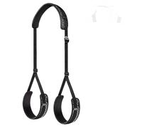 Cinghie di sospensione in nylon nero, adatte alla pratica dello yoga