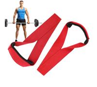 Cinghie di supporto per polso: coppia di impugnature da palestra resistenti, polsiere per sollevamento con supporto elastico, cinghie per allenamento con per peso morto, do