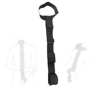 Cinghie di supporto posteriore inverso in nylon nero, scenari di fitness yoga, vincoli per il rovescio, regolazione forte, durevole e flessibile