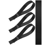 Cinghie di Tensione per Rullante, Ricambio PET Nero 4 Pezzi | Installazione Facile, Sostituzione Rapida, per Studio e Prove, Adatte a Maestri di Musica e Batteristi
