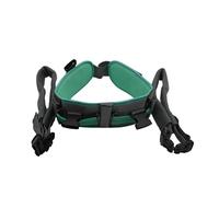 Cinghie di trasferimento regolabili, cintura di trasferimento e deambulazione con 7 maniglie fibbia cintura di trasferimento per anziani pazienti per disabili con anelli per gambe (L)