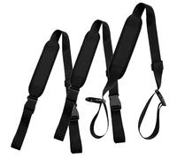 Cinghie di zaino per sedia da spiaggia, cinturini da zaino da 3 pcs da 70, 9 pollici regolabili con un ampio cuscinetto per la spiaggia di sedia pieghevole per le spiagge in campeggio per all'aperto
