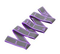 Cinghie elastiche con 9 anelli, fascia elastica elastica per yoga, terapia fisica, danza, pilates, allenamento della forza con fiocco per flessibilità, esercizio fisico, braccio