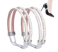 Cinghie elastiche di schiavitù con stiletti dieci strass alti sul , cinghie per scarpe rimovibili per paragrafi cinghie per caviglia di ricambio per donne e ragazze per sandali gener