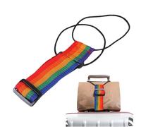 Cinghie elastiche per bagagli - Corda elastica per valigia, accessori per cintura da viaggio | Fascia flessibile con meccanismo di bloccaggio per il trasporto - Trolley - Valigia - Confezione con nodo