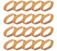 Cinghie elastiche per freni da sci, 20 pezzi, cinghie elastiche in gomma, per snowboard e sport invernali all'aria aperta, cinghie per freni universali per una maggiore sicurezza e