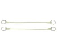 EVOC CARGO STRAPS cinghie di tensione (cinghie elastiche in fettuccia, cinghia di fissaggio per zaini EVOC COMMUTE, con ganci a moschettone rotanti, coulisse integrata, peso: 20 g), fosforescenti