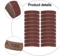 Cinghie levigatrici 25x330mm grana 120/320/600 per progetti lavorazione legno e