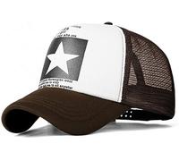 Cinghie Lunghe Berretto da Baseball Uomo Streetwear Lettera Snapback Caps Unisex Cappello Trucker, 7, 6 3/4-7 3/8