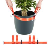 Cinghie mobili per fioriere, cintura di sollevamento regolabile per vasi da giardino, con ganci per bordi, cinghie antiscivolo per vasi di fiori, rocce paesaggistiche