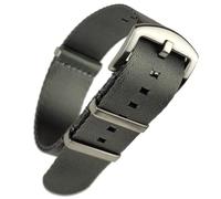 Cinghie NATO per cintura di sicurezza Premium | 18 mm 20 mm 22 mm | nero blu grigio marrone beige verde | cintura di sicurezza ultra liscia | doppio passaggio G10 stile militare | fibbia e raccordi in