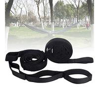 Cinghie per amaca, 2 pezzi, 200 cm, kit per appendere altalene all'albero, corda legata, per campeggio, giardino, escursionismo, altalene